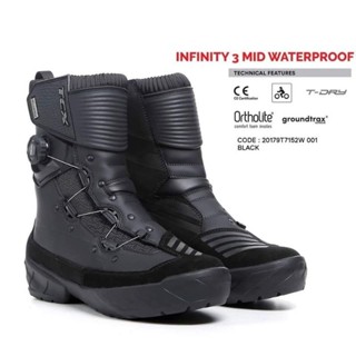 TCX Infinity3 Mid wp Black(water proof)(ผ่อนชำระ0% 10เดือน)