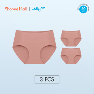 [3 ชิ้น] Jollynn  Cloud Zero Touch Panties (Low waist) กางเกงในหญิงผ้า Lycra คุณภาพสูง ยืดหยุ่นดีเยี่ยม สัมผัสนุ่ม โจลีน