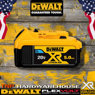 DEWALT DCB205BT 20V MAX* Tool Connect™ 5.0Ah แบตเตอรี่ Lithium-ion 18-20V 5.0Ah (ประกัน 1 ปี)