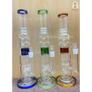 บ้องแก้ว Glass Bong ขวดแก้วสมุนไพร สูง 17.3 นิ้ว = 44 cm