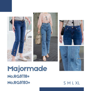 【Major Made.】กางเกงยีนส์ขายาว แต่งดีเทล  No.RG9118# No.RG9193# CARDIGAN_NISTA