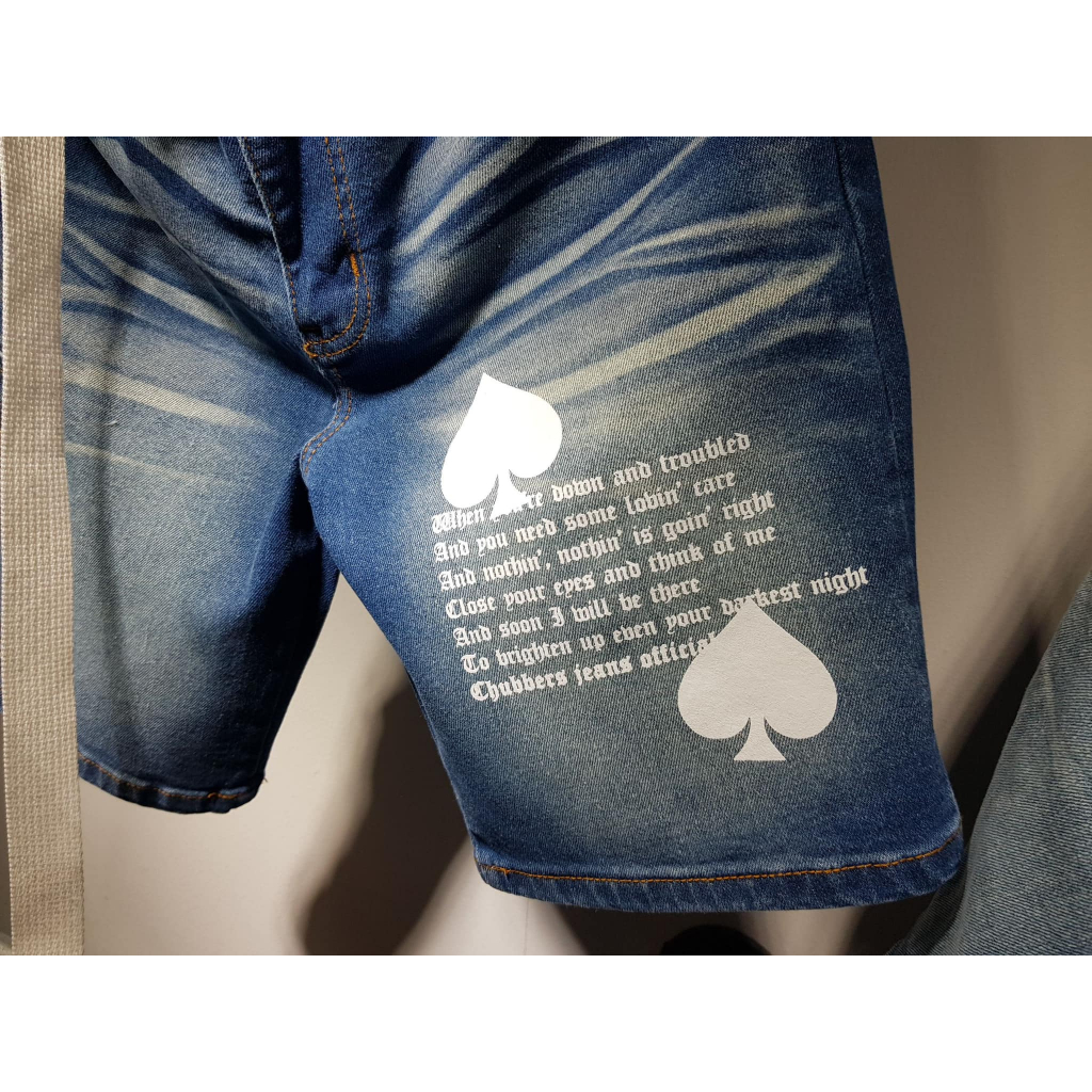 Chubbers Track Pants Short Demin Street Wear chubbersjeans.official