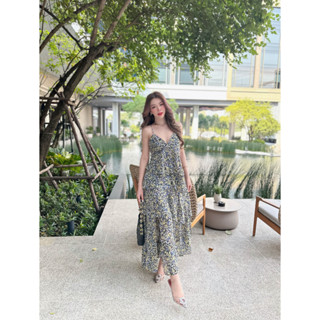 CHERLYNE เดรสยาวลายดอก รุ่น TINA DRESS