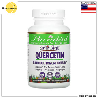 Paradise Herbs, Earths Blend, Quercetin, Superfood Immune Formula, 90 Vegetarian Capsules