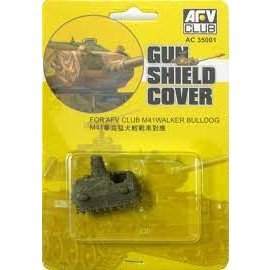 1/35 M41 Gun Shield cover #AC35001 AFV club ผ้าคลุมป้อมปืนของโมเดลรถถัง M41