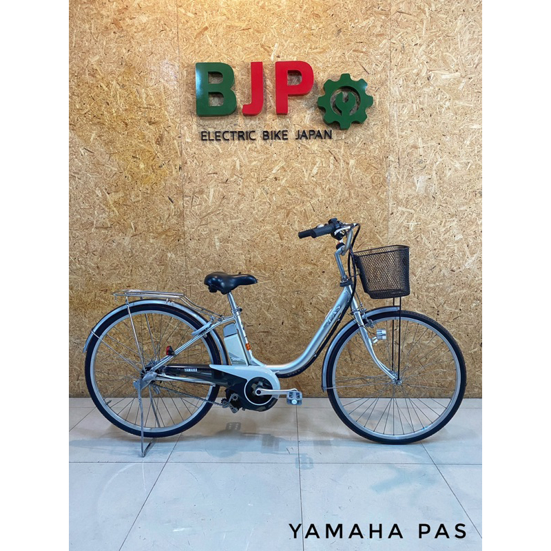 จักรยานแม่บ้านไฟฟ้าญี่ปุ่น แบรนด์ Yamaha ปั่นและบิดได้