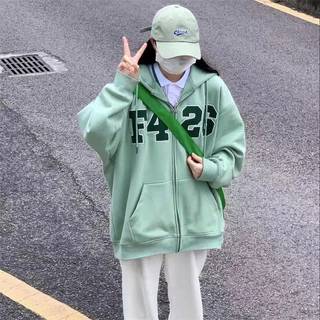 KKS เสื้อกันหนาว เสื้อฮู้ด แขนยาว 2025สินค้ามาใหม่ เกาหลี ใส่สบายๆ หลวม