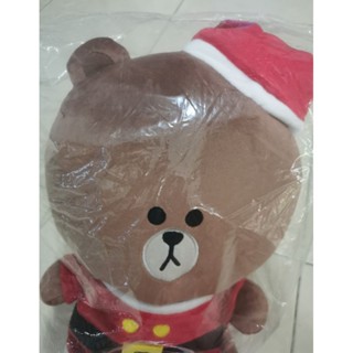 หมีบราวน์ ซานตาคลอส Line friends ตุ๊กตา Brown bear limited edition