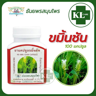 Thanyaporn Herbs ขมิ้นชัน  ธันยพรสมุนไพร 100 แคปซูล