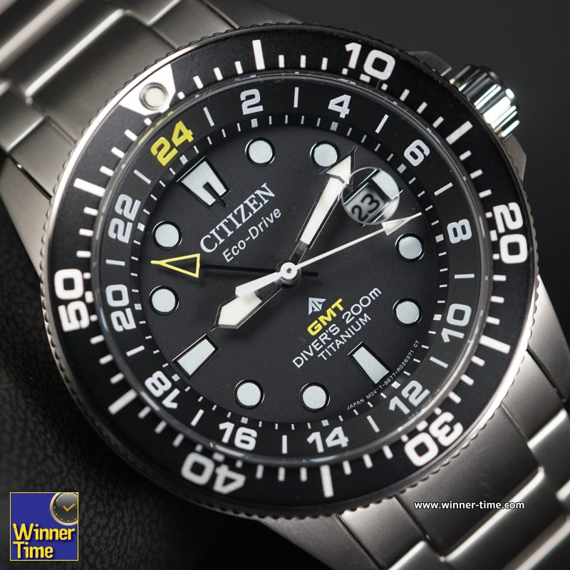 นาฬิกา CITIZEN PROMASTER 200M GMT Diver รุ่น BJ7110-89E