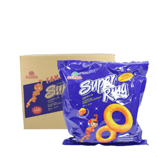 ( ยกลัง 30 ห่อ ) ขนมซุปเปอร์ริงชีส(Super ring cheese) family pack (1ห่อx8ถุงเล็ก)