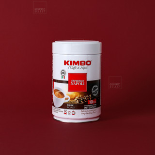 Kimbo Ground Roasted Coffee Bean ESPRESSO NAPOLI (เมล็ดกาแฟแท้คั่วบด)