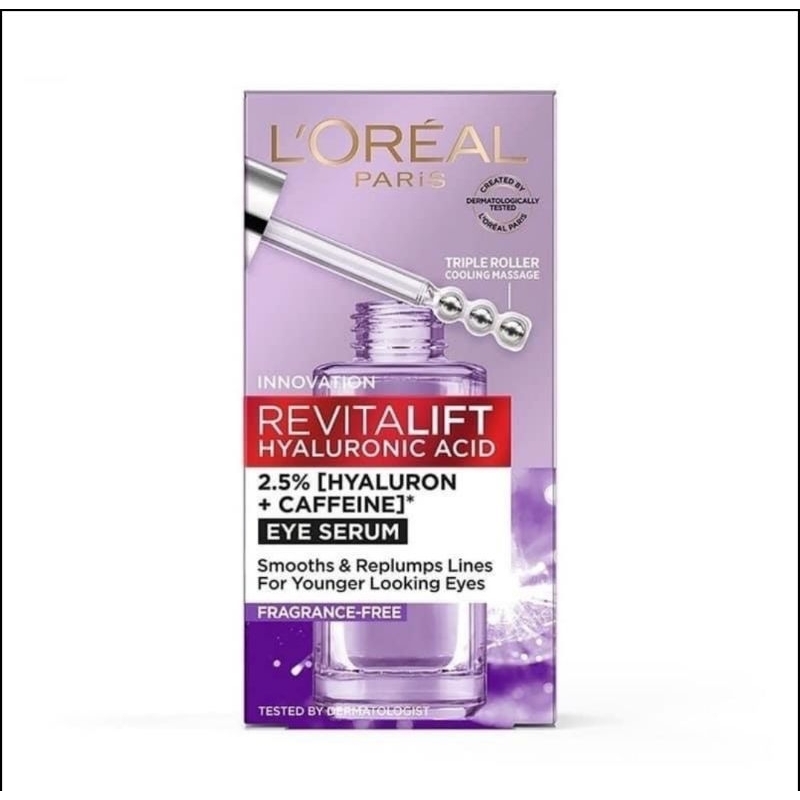 อายเซรั่มจากลอรีอัล ขนาด 20ml ของแท้จากช้อปวัตสันตุรกีฉลากภาษาตุรกี