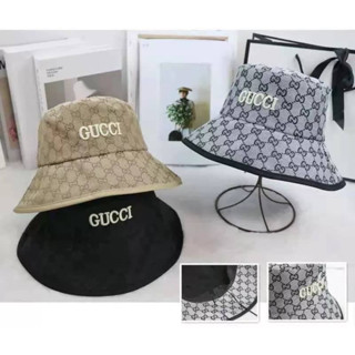 หมวก Gucci  หญิง-ชาย ใส่ได้ ใส่ไปเที่ยวชิคๆเก๋ๆ🤩  มีสี น้ำตาล เทา ดำ