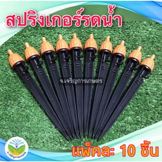 สปริงเกอร์รดน้ำแบบขาปัก  (แบบฉีดเป็นเส้นฝอย) ** แพ็คละ 10 ชิ้น ** สปริงเกอร์ สปริงเกอร์รดน้ำ อุปกรณ์รดน้ำ