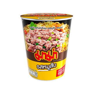 มาม่าคัพ บะหมี่กึ่งสำเร็จรูป รสหมูสับ ขนาด 60 กรัม จำนวน1ถ้วย