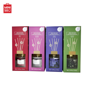 Miniso ก้านไม้หอม ก้านไม้หอมปรับอากาศ Garden Series