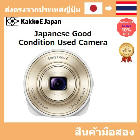 【ญี่ปุ่น กล้องมือสอง】[Japan Used Camera] Sony Digital Camera Cyber-Shot Lens Style Camera QX10 White DSC-QX10-W