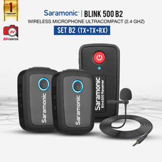 Saramonic Blink 500 B1-B2 Wireless Microphone Ultracompact 2.4GHz (TX+TX+RX) ( ไม่มีประกัน )