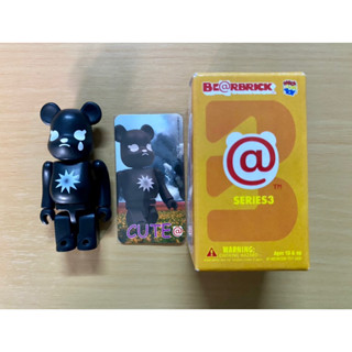 ฟิกเกอร์ bearbrick 100% Series 3 : Back Black Bomb (ตัวลับ) (มือสองสภาพดี) ของญี่ปุ่นแท้💯พร้อมส่ง (งาน Medicom toy)