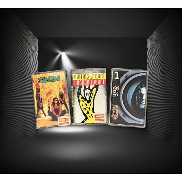 เทปเพลงสากลลิขสิทธิ์แท้ ROLLING STONES-OZZY OSBOURNE-SKIN