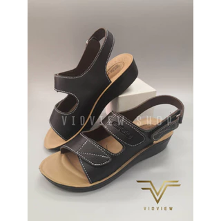 VIDVIEW !!ลดสนั่น!! รองเท้ารัดส้นหญิง เพื่อสุขภาพ Deblu L8610s ปรับสายได้ ยี่ห้อเดอบลู สไตล์แฟชั่น ผู้สูงอายุใส่ได้