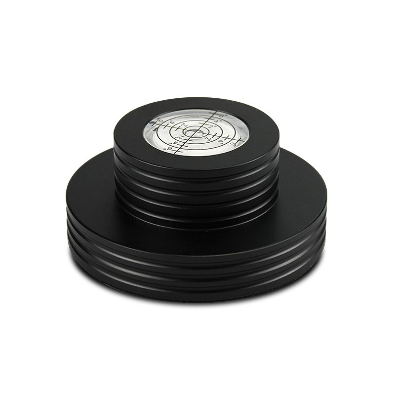 ที่ทับแผ่นเสียง GK-R22A Record Aluminum Stabilizer with Bubble Level Black