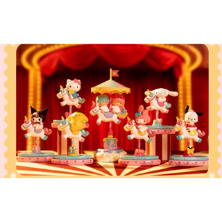 เซ็ต 6 โมเดล ซานริโอ ซานริโอ้ sanrio characters fantasy carousela คุโรมิ ปอมปอมปูริน มายเมโลดี้ คิตตี้