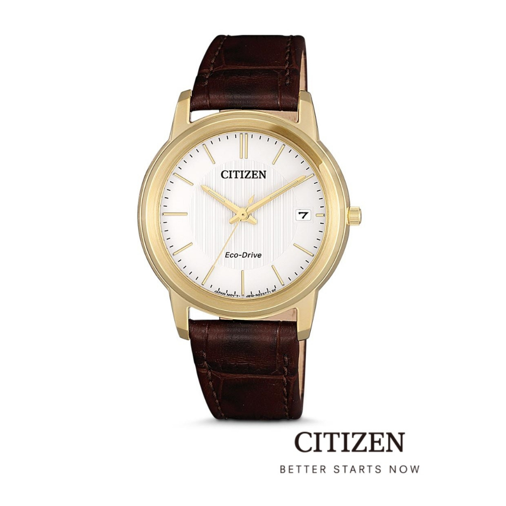 CITIZEN Eco-Drive FE6012-11A Leather Lady  Watch (นาฬิกาผู้หญิงพลังงานแสง)