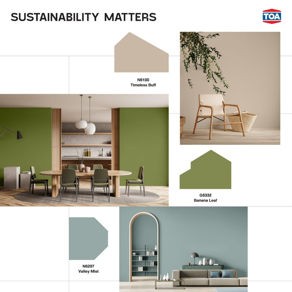 (1 Quart) สีน้ำอะคริลิค100% โฟร์ซีซันส์ ชนิดด้าน ภายนอก #N6297 #N6100 #G5332