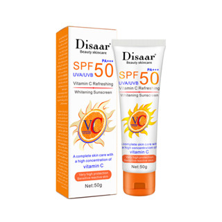 Disaar UV/UVB Whitening SUNSCREEN ครีมกันแดด SPF50 สำหรับบำรุงผิวหน้า กันน้ำ ติดทนนาน SPF50 PA+++ พร้อมส่ง