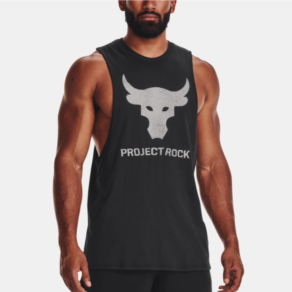 เสื้อกล้าม Under Armour Project Rock Brahma Bull Tank Top เสื้อกล้าม UA สินค้าแท้ 100%