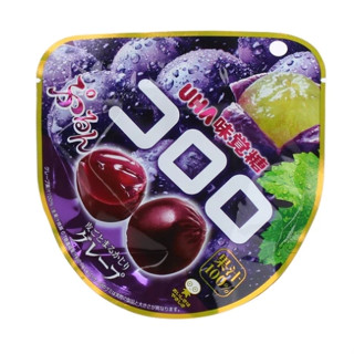 เยลลี่รสองุ่น 48 กรัม UHA Gummy Candy (Grape)