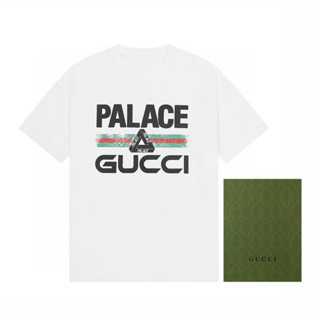 เสื้อยืด GUCCI x PALACEC[NEW] Unisex โดนใจทุกเพศทุกวัย [Limited Edition]