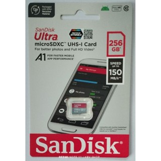 (มือ 1,2 พร้อมส่ง)Sd Card Sandisk Class10 A1 128/256 Gb มือหนึ่ง มือสอง