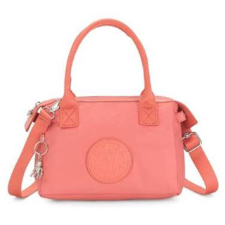 ส่งฟรี EMS Kipling Leria  Shoulder Bags  - Coral Pink สีโอรส