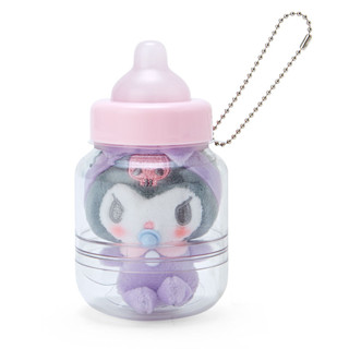 ตุ๊กตาพวงกุญแจ Kuromi "Baby Bottle" (งานลิขสิทธิ์)