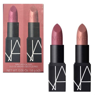 Beauty-Siam แท้ทั้งร้าน !! มินิเซ็ต NARS MINI LIPSTIVK DUO DE MINI ROUGES 1.6G.x2