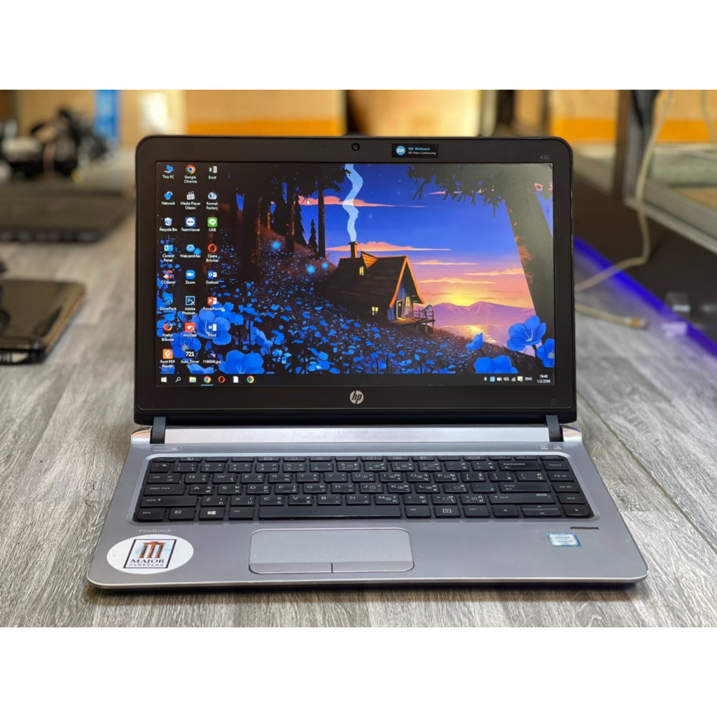 HP ProBook 430 G3 สเปก intel Core i5-6200U (gen6) Ram 8 GB  HDD 500 GB