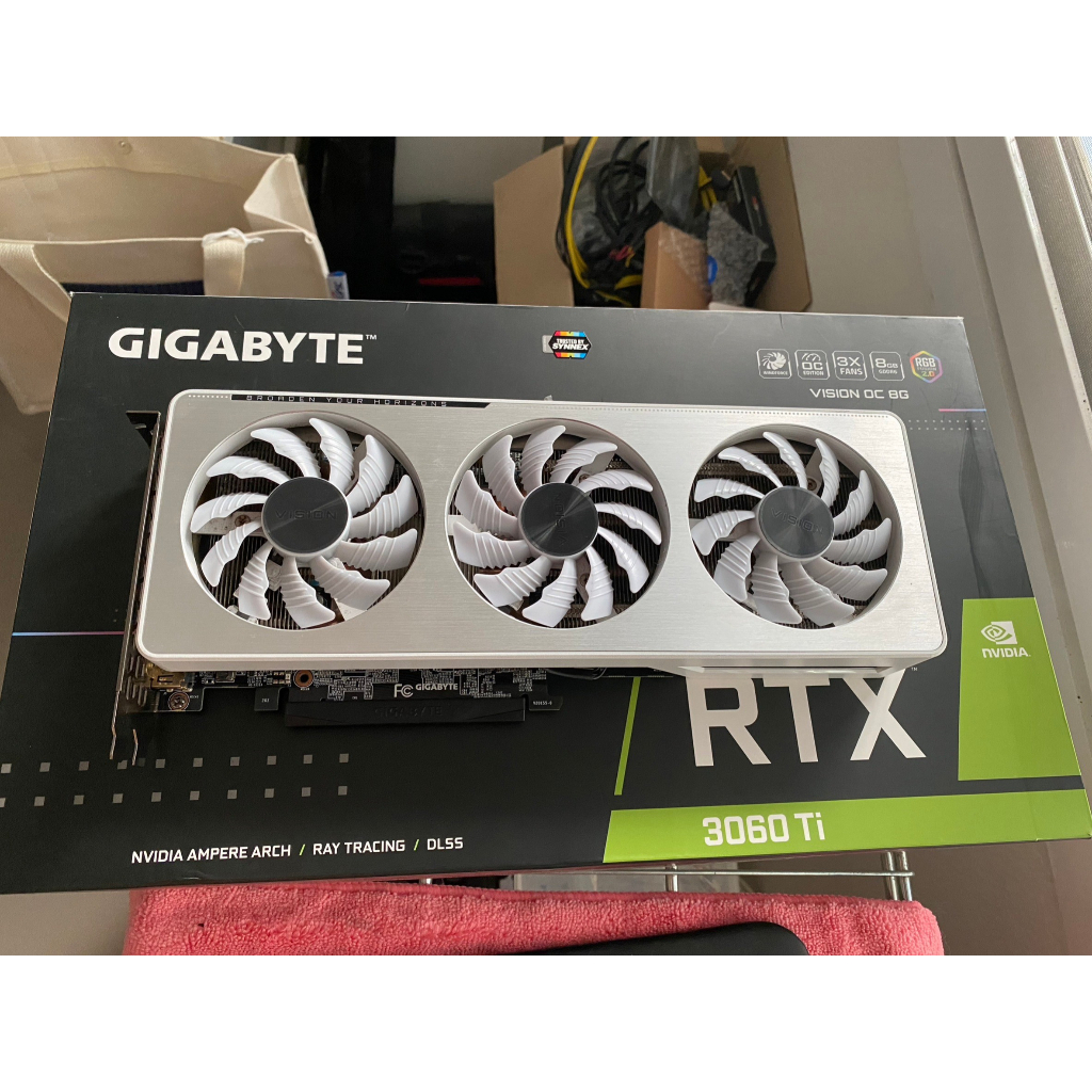 VGA GIGABYTE GEFORCE RTX 3060 TI VISION OC - 8GB
