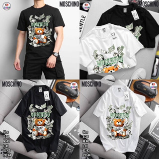 เสื้อยืด MOSCHINO 🐻เสื้อยืดคอกลม | เสื้อยืดแบรนด์เนม