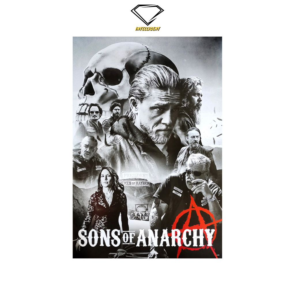 💎Intelligent | โปสเตอร์ Sons of Anarchy | ขนาด 23.5x34.5 นิ้ว | x 1 แผ่น ซันออฟอนาคี โปสเตอร์หนัง โป