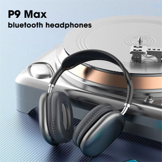 P9 Max หูฟังไร้สาย บลูทูธ 5.0 คุณภาพเสียงระดับ HD หูฟังตัดเสียงรบกวนสเตอริโอ HiFi รองรับ TF หูฟังปิดเสียง พร้อมไมโครโฟน หูฟังกีฬา