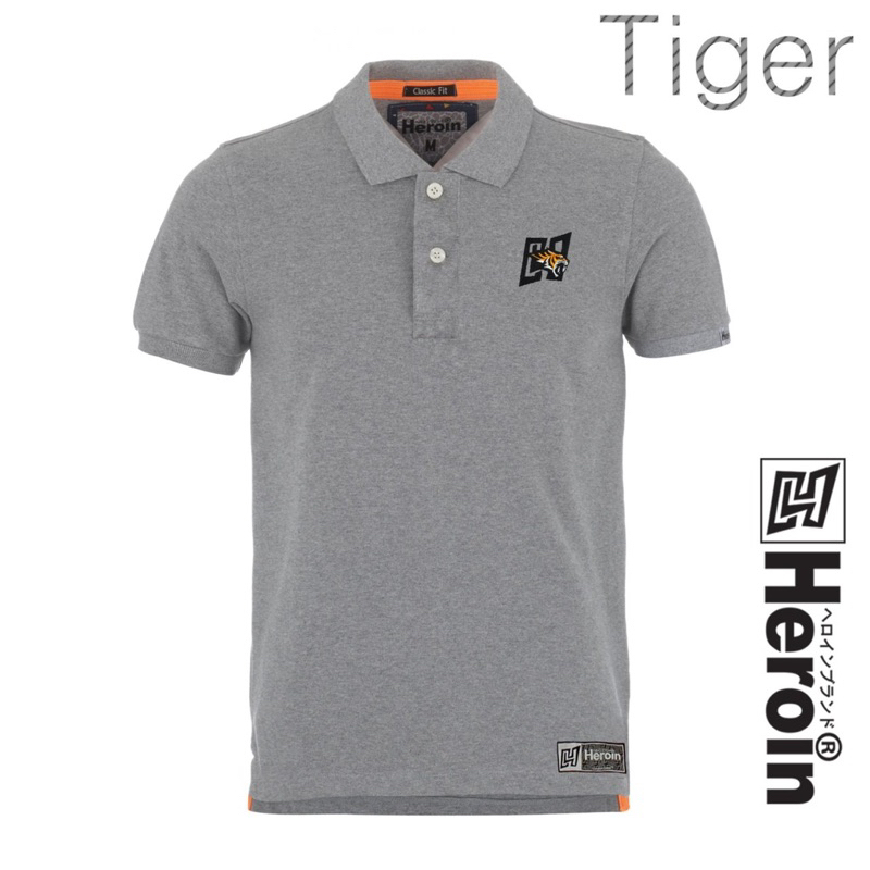 POLOtigerคอตตอนแท้100%