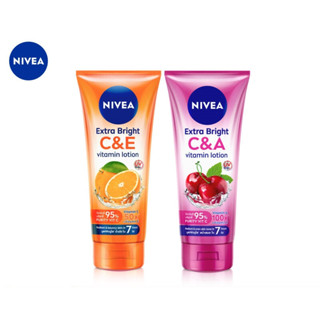 Nivea นีเวีย เอ็กซ์ตร้าไวท์ ซีแอนด์อี ซีแอนด์เอ c&amp;e c&amp;a วิตามิน โลชั่น