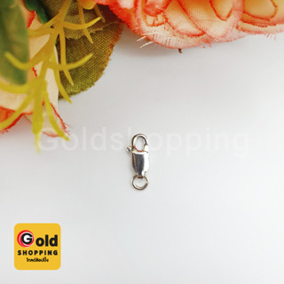 ตะขอก้ามปู อุปกรณ์ diy อะไหล่เงินแท้ 925 ขนาด 1cm แพ็คละ 1 ชิ้น
