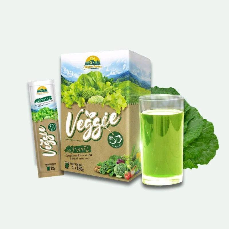 Wynn Farm Veggie วินฟาร์ม เวจจี  ไฟเบอร์ ใยอาหารสูง[10 ซอง]