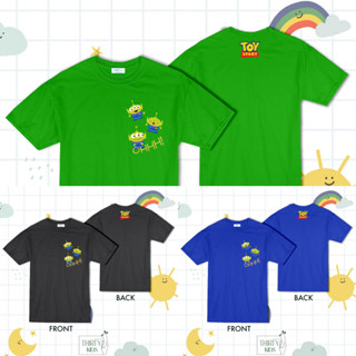 เสื้อยืดเด็กลาย Toy story Greenman (ผ้าCotton+Poly ผ้านุ่ม ถนอมผิวใส่สบาย )