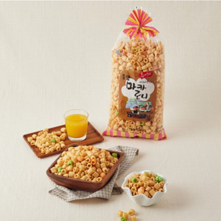 พร้อมส่ง 마카로니뻥튀기 ขนมข้าวพองกรอบ Macaroni cracker