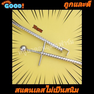 คีมคีบหางหนูสแตนเลส70เซน